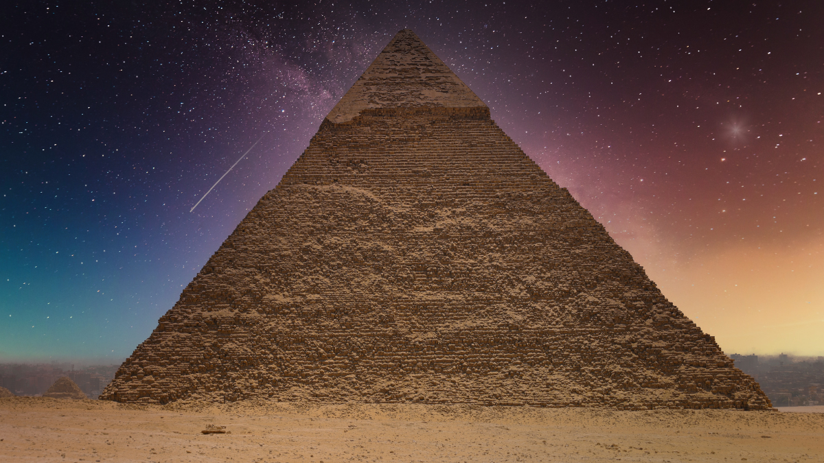 Egyptian pyramids in Giza a wonder of the world wealth building pyramid.
