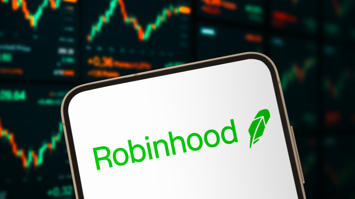 New York, USA - July 15, 2025: Robinhood Markets Application displayed on smartphone showing robinhood alternatives.