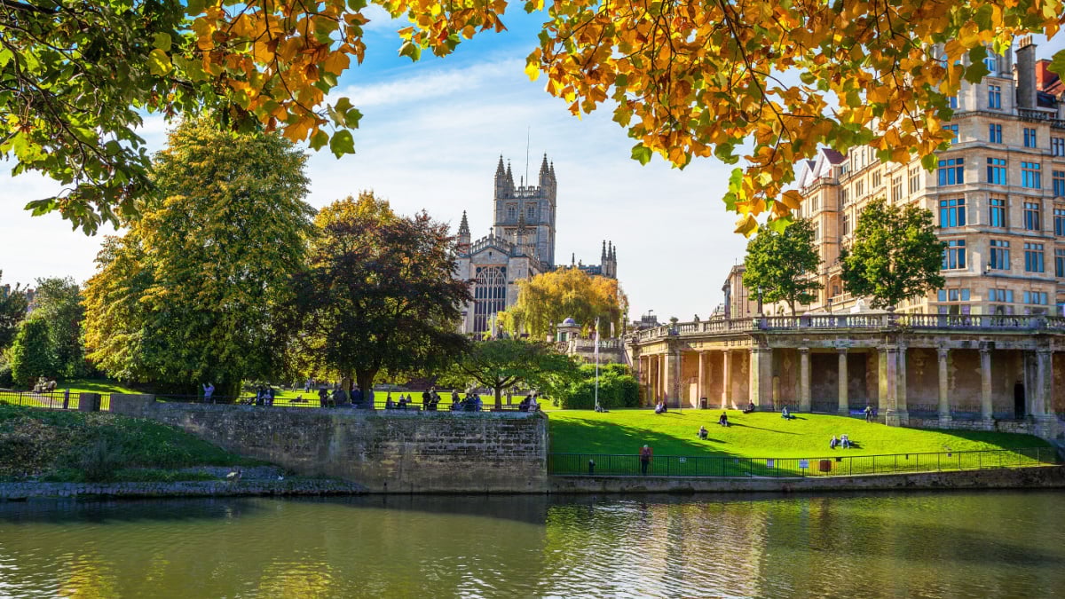 Bath Abbey, Bath, England, UK.