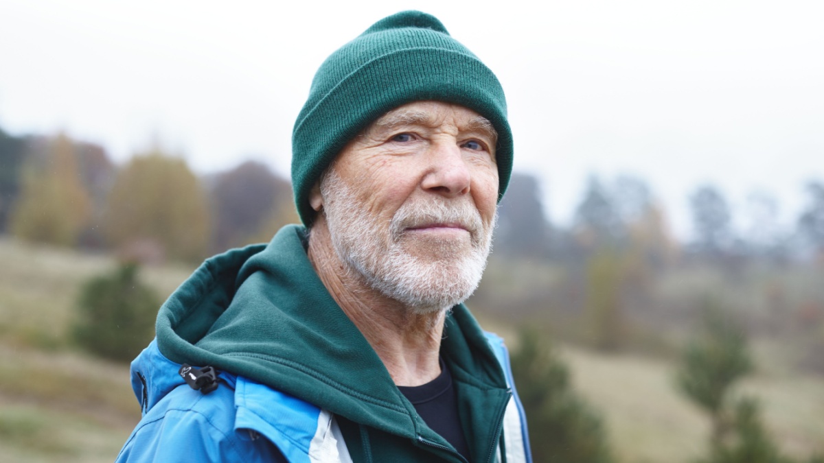People, maturity age, retirement, nature, recreation and adventure concept.