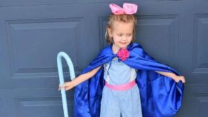 5 Purim Costume Ideas for Kids 4 DIY Toy Story Bo Peep Costume.
