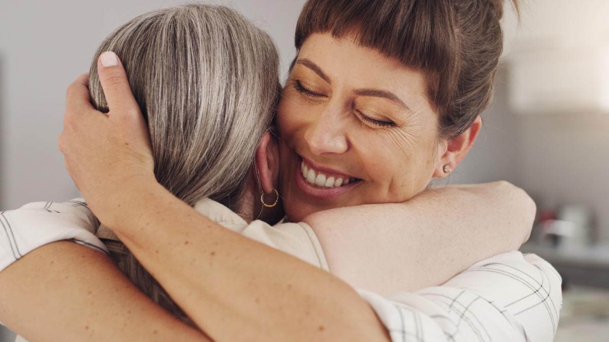 Im never letting go. Shot of a mother and daughter embracing at home.