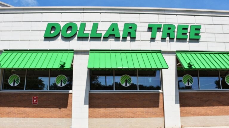 Dollar Tree Store Exterior, Manassas, Virginia, USA, July 27, 2022.