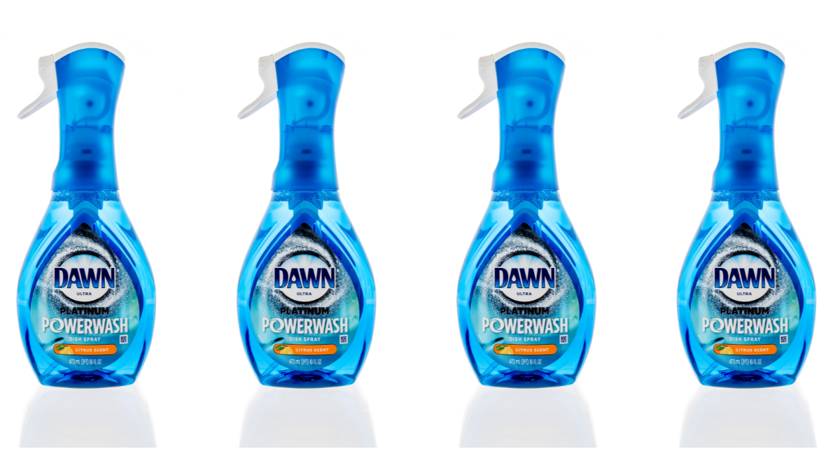 Dawn dish soap to use in Dawn Cleaning Hacks.